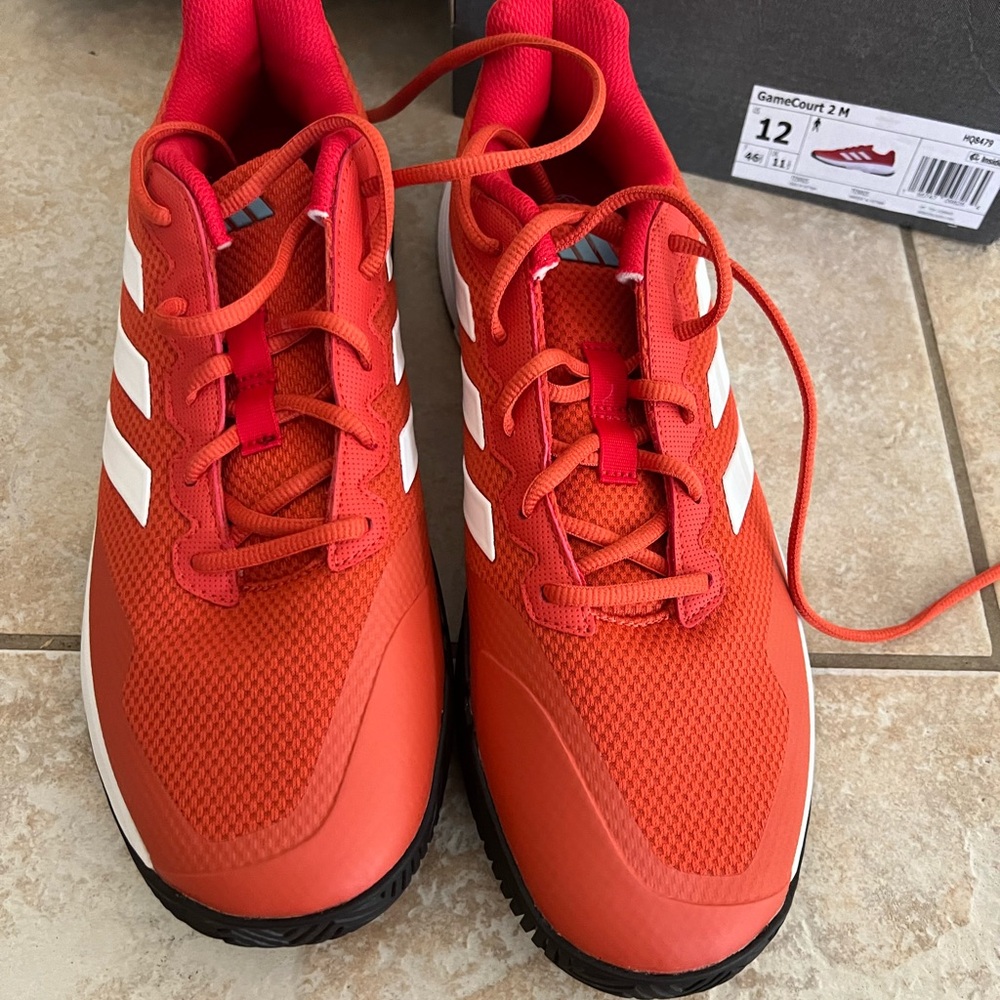New Adidas Game Court 2 tennis/pickleball shoes size 12